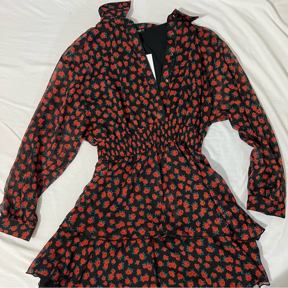 Zara floral dress size medium
